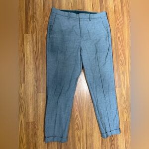 Vince Cuffed Dress Pants Grey Size 32.